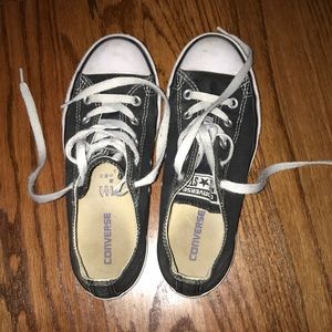 Black and white converse